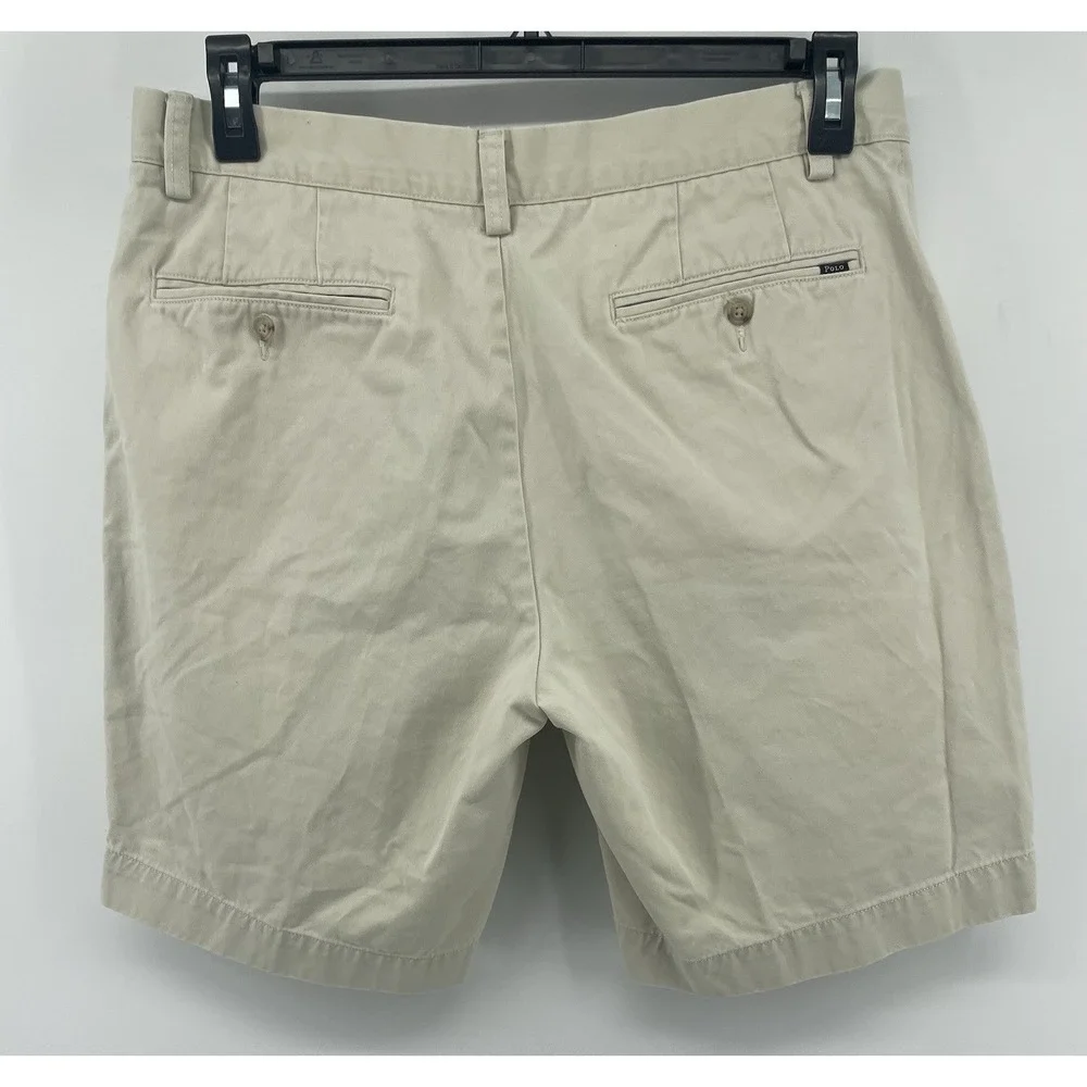 Polo Ralph Lauren Chino Shorts Men 34 Khaki Classic Fit 9